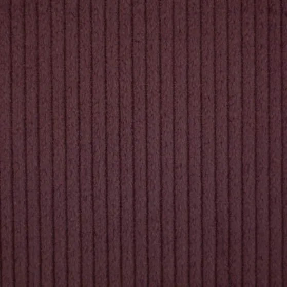 Ribfluweel mauve